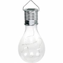 Product Garden Decoration Solar LED Light Bulb Transparent Warm White H15cm