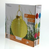 Product Lampion LED with solar 20cm pink