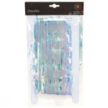 Product Tinsel curtain, iridescent decoration, 90x200cm, set of 2