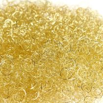 Tinsel metallic curly gold 50g