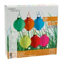 Product Lampion LED with solar 20cm red