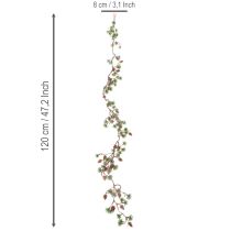 Product Artificial Larch Garland with Pinecones and Needle Branches 120cm