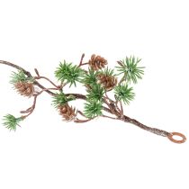 Product Artificial Larch Garland with Pinecones and Needle Branches 120cm