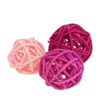 Lataball Assortment 3cm Pink / Pink / Lilac 72pcs