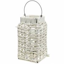 Hanging lantern, summer decoration, lantern, macramé H35.5cm W19cm