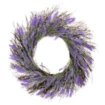 Product Lavender wreath for spring, door decoration, decorative item for the entrance area, 60cm
