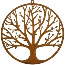 Wall decoration tree of life patina decoration ring metal ring Ø38cm