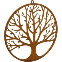 Wall decoration tree of life patina decoration ring metal ring Ø38cm
