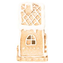 Product Gingerbread house tealight holder for standing and decorating, 13cm