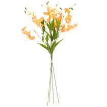 Product Artificial lilies, decoration for weddings and events, 77cm, 4 pieces