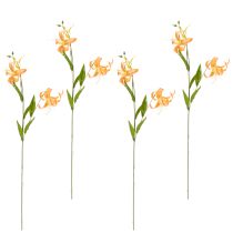 Product Artificial lilies, decoration for weddings and events, 77cm, 4 pieces