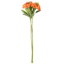 Product Artificial Alstroemeria Bouquet in Vibrant Orange with Three Stems, 75cm