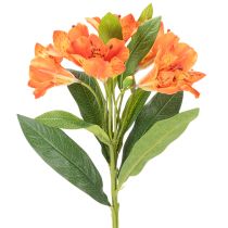 Product Artificial Alstroemeria Bouquet in Vibrant Orange with Three Stems, 75cm