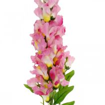 Product Snapdragons Silk Flower Artificial Snapdragon Pink Yellow L92cm
