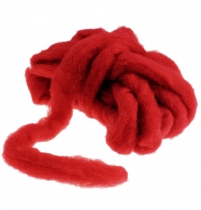 Wool fuse 10m dark red