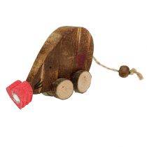 Pair of mice with magnets made of natural wood 4p