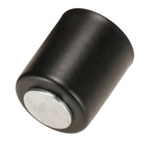 Product Magnetic candle holder, black metal, H3cm, 4 pieces