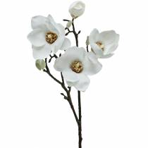 Magnolia branch white Decorative branch magnolia artificial flower