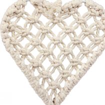 Product Macrame decorative pendant decorative hanger heart 17×65cm