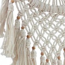 Product Macrame Dreamcatcher Wall Hanging Cream Boho Wall Decoration Handmade 29×72cm for Living Room & Bedroom