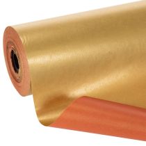 Product Gold and Red Dual-Sided Wrapping Paper Roll for Floristry 25cm x 100m