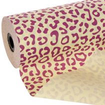 Product Muff Paper Roll Leopard Print Purple 25cm x 100m