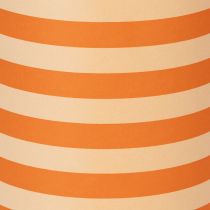 Product Orange Striped Paper Roll 25cm x 100m for Decoration and Wrapping