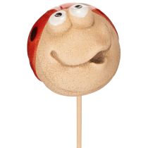 Product Ladybug garden stakes, decorative eye-catcher for garden decoration, 25cm, 4 pieces