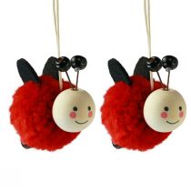 Product Ladybug decoration ladybug pendant 5.5cm 9pcs