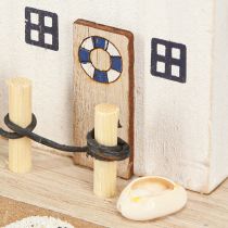 Product Maritime Decoration Beach House Shells Natural Blue H12cm 4pcs