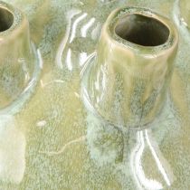 Product Maritime Decoration Vase Coral Design Light Green Ø14.5cm H14cm