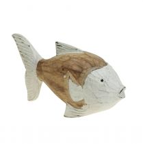 Product Maritime decoration fish wood wooden fish shabby chic 17×8cm