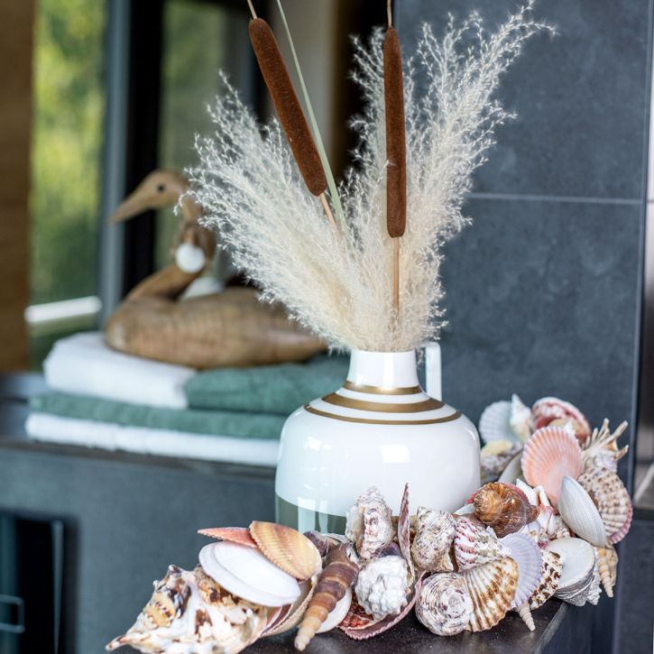 Maritime hanging decoration shells and sea snails decoration 82cm