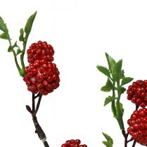 Product Berry branch Artificial Christmas branch Mulberries 63cm