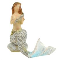Product Decoration figure Mermaid Blue 6cm - 9,5cm 3pcs