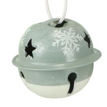 Product Metal bells Christmas bells Mint Beige Ø3cm 16pcs