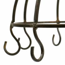 Product Kitchen hanger metal crown antique Ø22cm H28cm