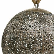 Metal ball antique for hanging Ø13,5cm