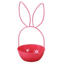 Product Easter Planter with Bunny Ears Metall Bowl for indoor use 33cm