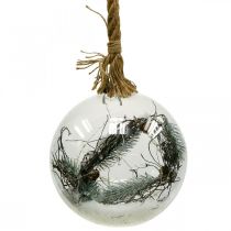 LED ball snow fir inside Ø20cm 40L warm white timer