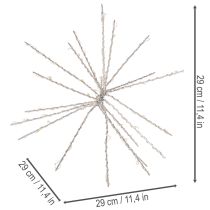 Product Decorative LED Polar Star Warm White 29cm Timer Function for Indoor and Outdoor Use