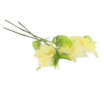 Product Artificial Plant Silver Acacia Mimosa Yellow Flowering 53cm 3 Pcs
