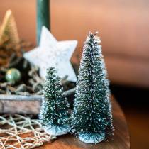 Product Mini Christmas Tree Decoration Snow-Covered Fir Tree 10cm 4 Pcs