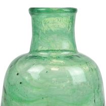 Product Mini glass vase flower vase green Ø8.5cm H11cm