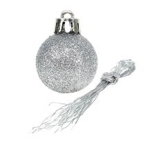 Product Mini Christmas Ball Silver Ø3cm 14 pcs