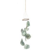 Product Wind chime Capiz shells for relaxed balcony decoration and harmonious sound 57cm