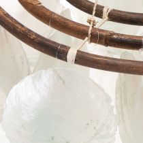 Product Wind chime Capiz shell mobile, round, 70 cm long, for balcony or garden