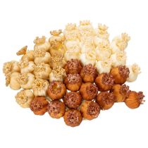 Product Artificial Poppy Seed Heads Bunch, Three Colors, 40 cm, 45 Pieces