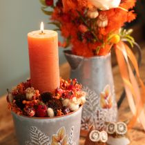Product Artificial Poppy Seed Heads Bunch, Three Colors, 40 cm, 45 Pieces