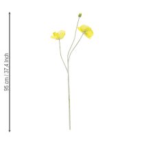 Product Artificial poppy decoration for living rooms and offices, 95cm